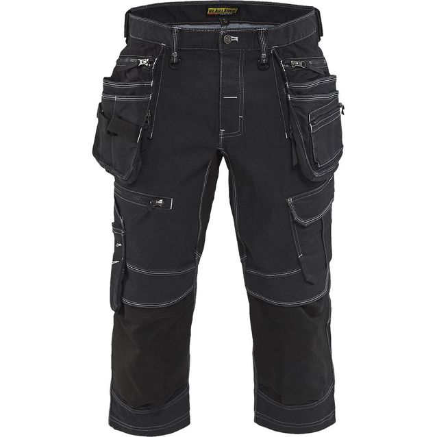 Piraattihousut Blåkläder 1991 Stretch X1900 musta