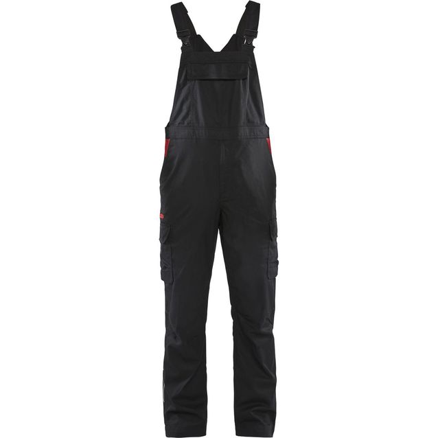 Lappuhaalari Blåkläder 2644 Stretch musta/punainen