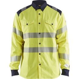 Palosuojattu paita Blåkläder 3239 Multinorm huomiokeltainen/sininen