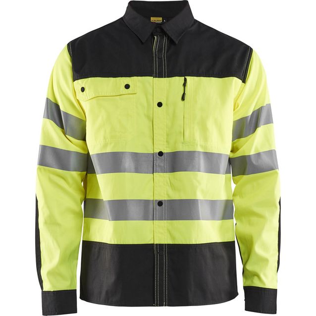 Huomiopaita Blåkläder 3255 Highvis huomiokeltainen/musta