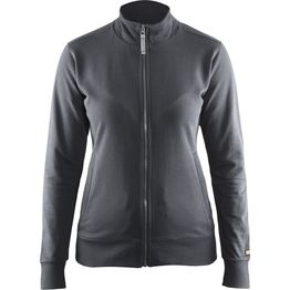 Naisten collegepaita Blåkläder 3372 vetoketjulla tummanharmaa