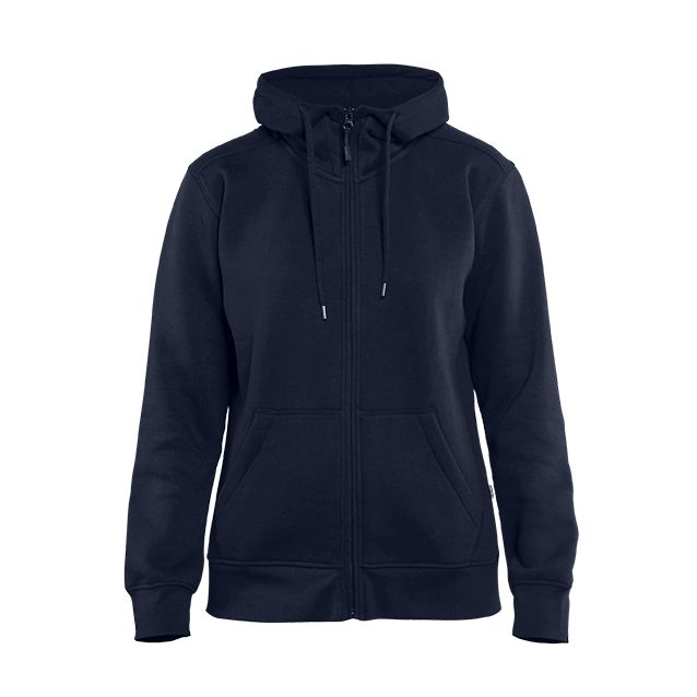 Naisten huppari Blåkläder 3395 vetoketjulla mariininsininen