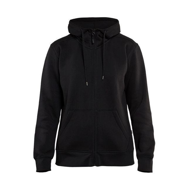 Naisten huppari Blåkläder 3395 vetoketjulla musta