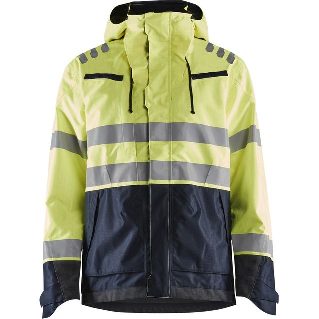 Palosuojattu kuoritakki Blåkläder 4088 Multinorm huomiokeltainen/sininen