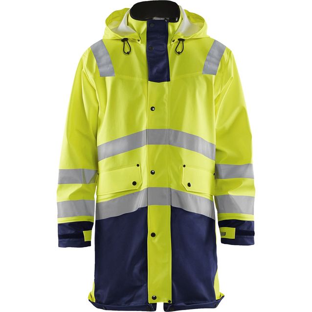 Huomiosadetakki Blåkläder 4326 Highvis huomiokeltainen/sininen