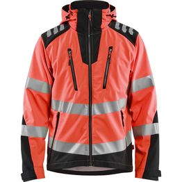 Softshell-takki Blåkläder 4491 Highvis huomiopunainen/musta