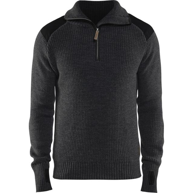 Villapaita Blåkläder 4630 tummanharmaa/musta