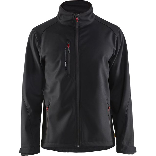 Softshell-takki Blåkläder 4752 musta