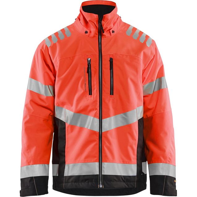Talvitakki Blåkläder 4780 Highvis huomiopunainen/musta