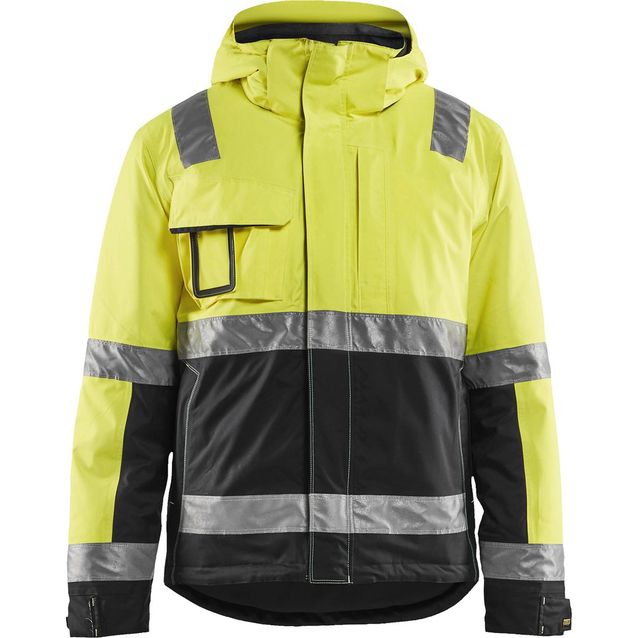 Talvitakki Blåkläder 4870 Highvis huomiokeltainen/musta