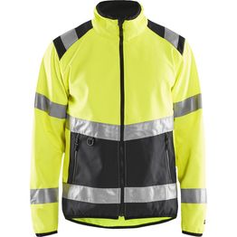 Softshell-takki Blåkläder 4877 Highvis huomiokeltainen/musta