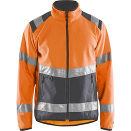 Softshell-takki Blåkläder 4877 Highvis huomio-oranssi/harmaa
