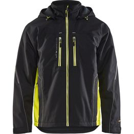 Kevyttoppatakki Blåkläder 4890 musta/keltainen