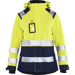 Naisten kuoritakki Blåkläder 4904 Highvis huomiokeltainen/sininen