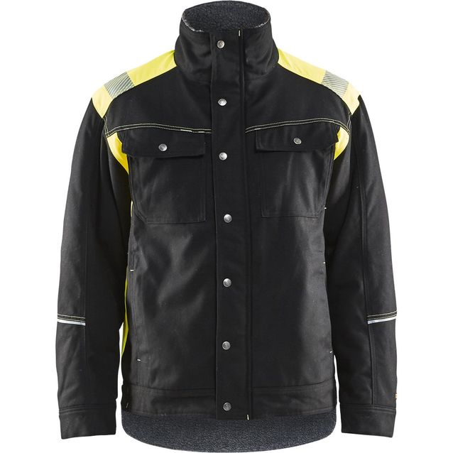 Talvitakki Blåkläder 4915 musta/keltainen