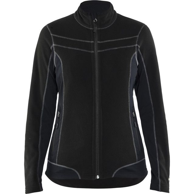 Naisten microfleecepusero Blåkläder 4924 musta
