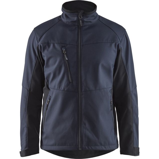 Softshell-takki Blåkläder 4950 tummansininen/musta