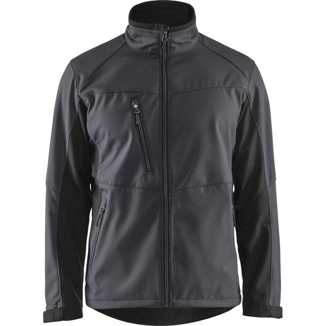 Softshell-takki Blåkläder 4950 harmaa/musta