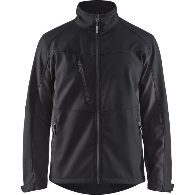 Softshell-takki Blåkläder 4950 musta/tummanharmaa