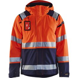 Kuoritakki Blåkläder 4987 Highvis huomio-oranssi/sininen