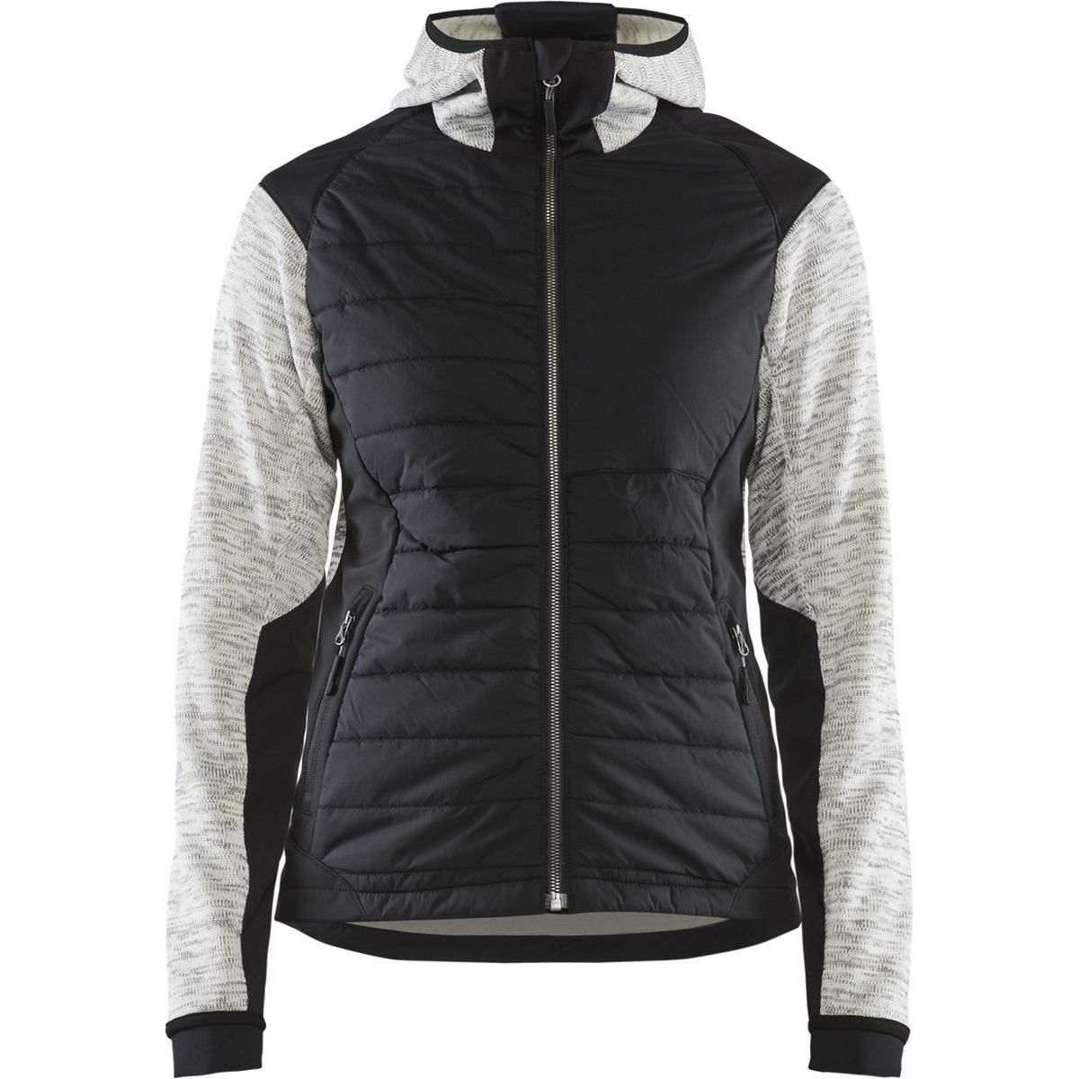 Naisten hybriditakki Blåkläder 5931 harmaameleerattu/musta koko XXL