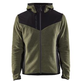 Softshell-takki Blåkläder 5940 vihreä/musta