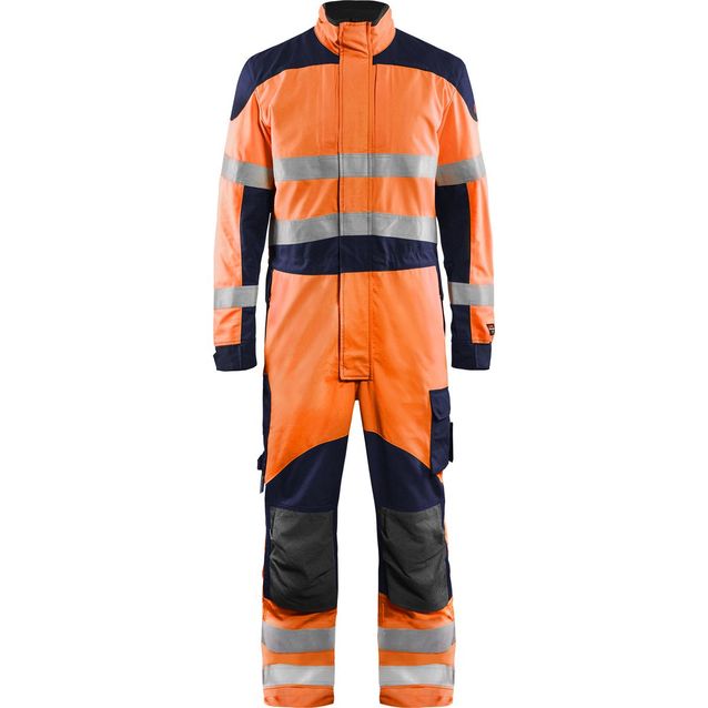 Palosuojattu haalari Blåkläder 6089 Multinorm huomio-oranssi/sininen