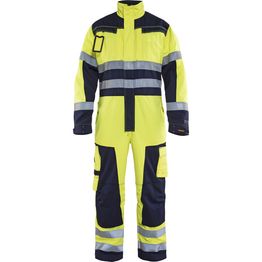 Palosuojattu haalari Blåkläder 6378 Multinorm huomiokeltainen/sininen