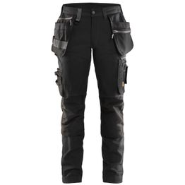 Naisten riipputaskuhousut Blåkläder 7115 Stretch musta