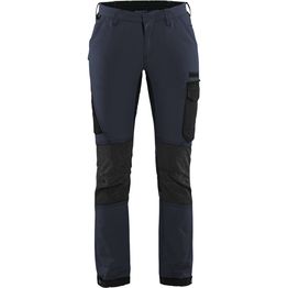 Naisten housut Blåkläder 7122 Stretch tummansininen/musta