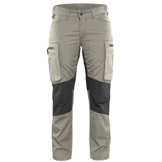 Naisten housut Blåkläder 7159 Stretch beige/musta