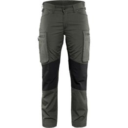 Naisten housut Blåkläder 7159 Stretch army green/musta