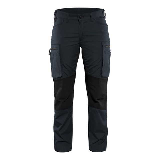 Naisten housut Blåkläder 7159 Stretch tummansininen/musta