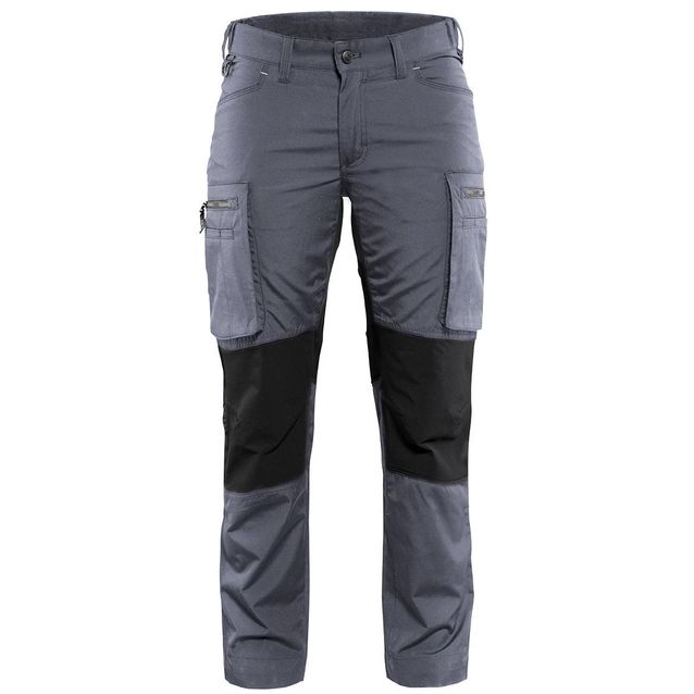 Naisten housut Blåkläder 7159 Stretch harmaa/musta