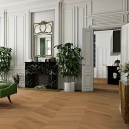 Kalanruotoparketti Boen Chevron, öljytty, harjattu, liimattava