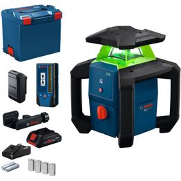 Pyörivä laser Bosch Professional GRL18V-3-31G LR3-2 18V 4,0 Ah akulla + L-Boxx