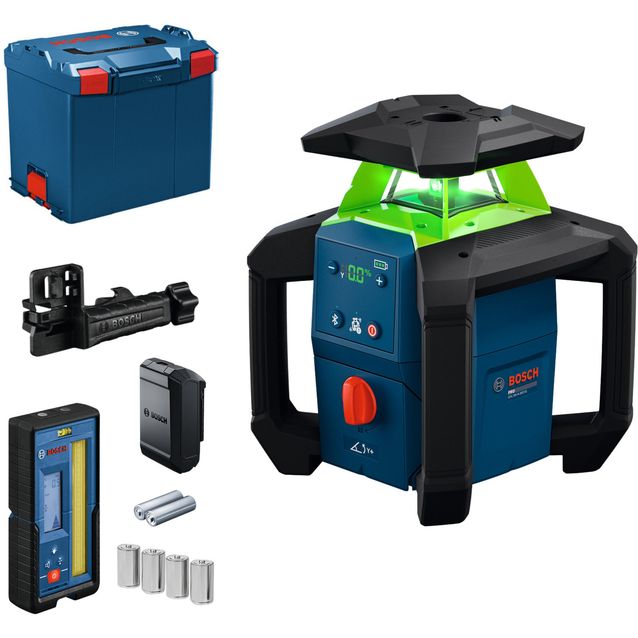 Pyörivä laser Bosch Professional GRL18V-4-34CVG LR45 18V 4xC-paristo + L-Boxx