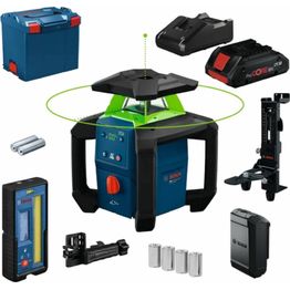 Pyörivä laser Bosch Professional GRL18V-4-34CVG LR45 WM5 18V 4,0 Ah akulla + L-Boxx