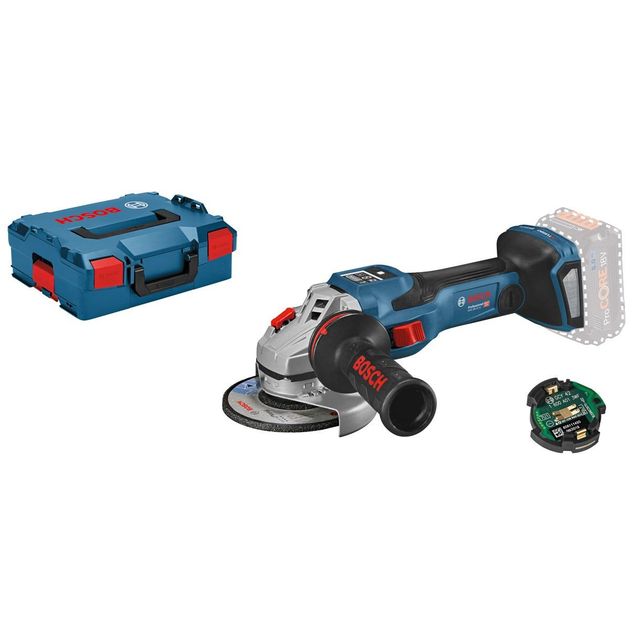 Akkukulmahiomakone Bosch Professional GWS 18V-15 SC Solo, ilman akkua + L-Boxx