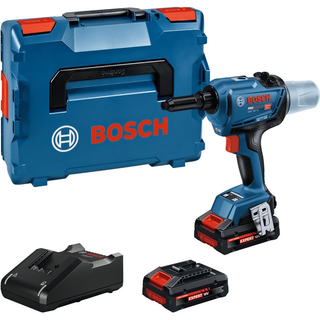 Akkuvetoniittikone Bosch Professional GRG18V-16 18V 2x4,0 Ah akuilla + L-Boxx