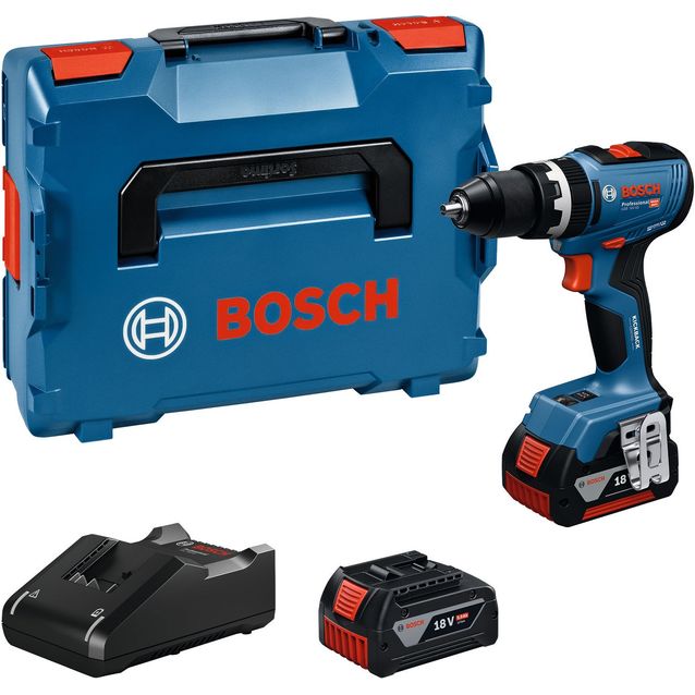 Akkuiskuporakone Bosch Professional GSB 18V-65 18V 2x5,0 Ah akuilla + L-Boxx
