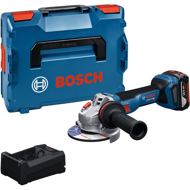 Akkukulmahiomakone Bosch Professional GWS18V-11S 18V 5,0 Ah akulla + L-Boxx