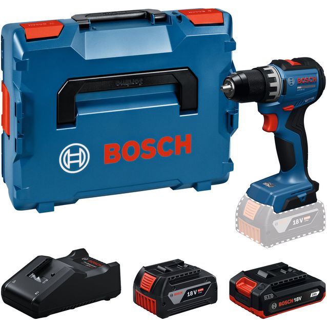 Akkuporakone Bosch Professional GSR18V-52 18V 2,0+4,0 Ah akuilla + L-Boxx