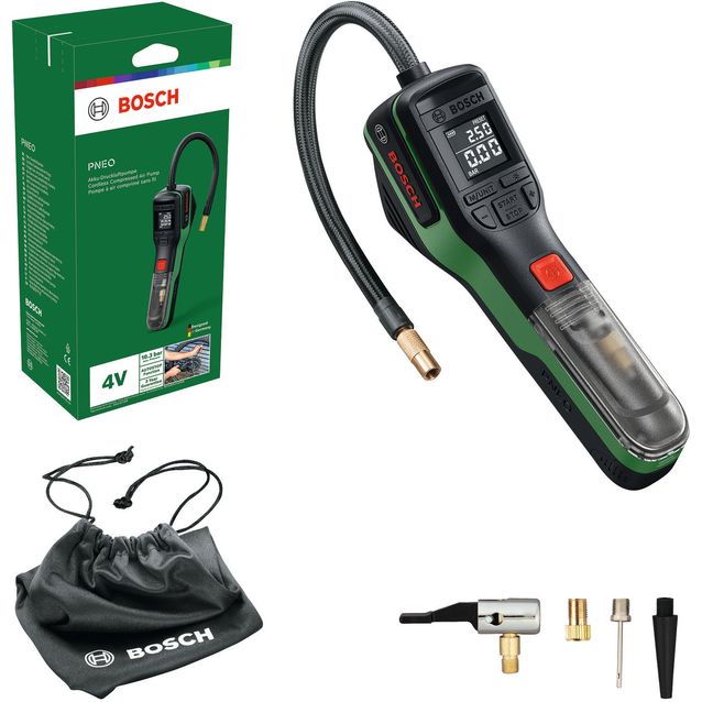 Akkupaineilmapumppu Bosch PNEO 3,6V 3,0 Ah akulla