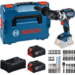 Akkuiskuporakone Bosch Professional GSB18V-110 C 18V 2x5,0 Ah akuilla + L-Boxx, ruuvikärkisarja