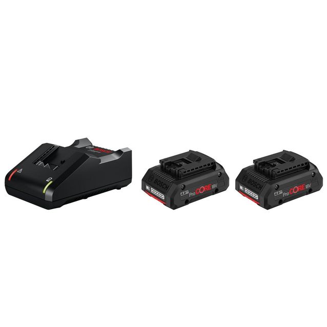 Akku- ja laturipaketti Bosch ProCore 18V 2x4,0 Ah GAL 18V-40