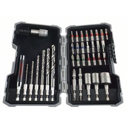 Poranterä- ja ruuvauskärkisarja Bosch Extra Hard Wood HSS 35 osaa