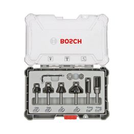 Jyrsinteräsarja Bosch Professional HM Trim and Edging 8 mm 6 osaa