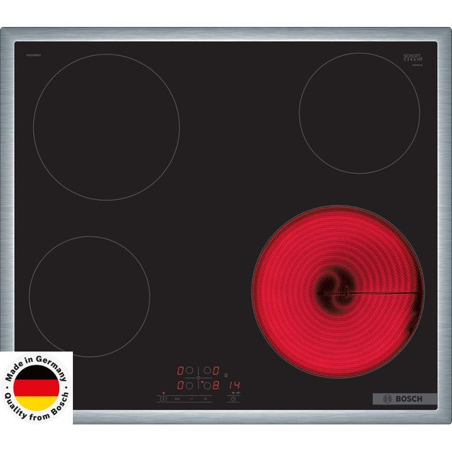 Keraaminen liesitaso Bosch Serie 4 PKE645BB2E, 60cm, musta