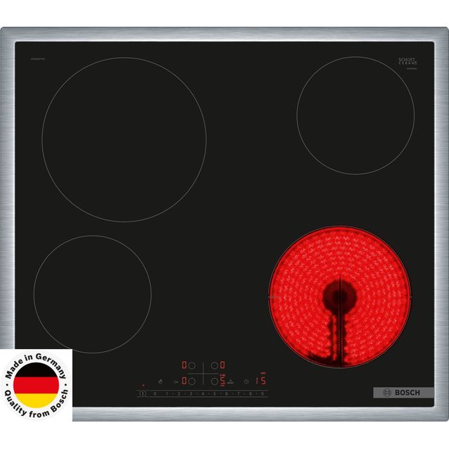 Keraaminen liesitaso Bosch Serie 6 PKE645FP2E, 60cm, musta